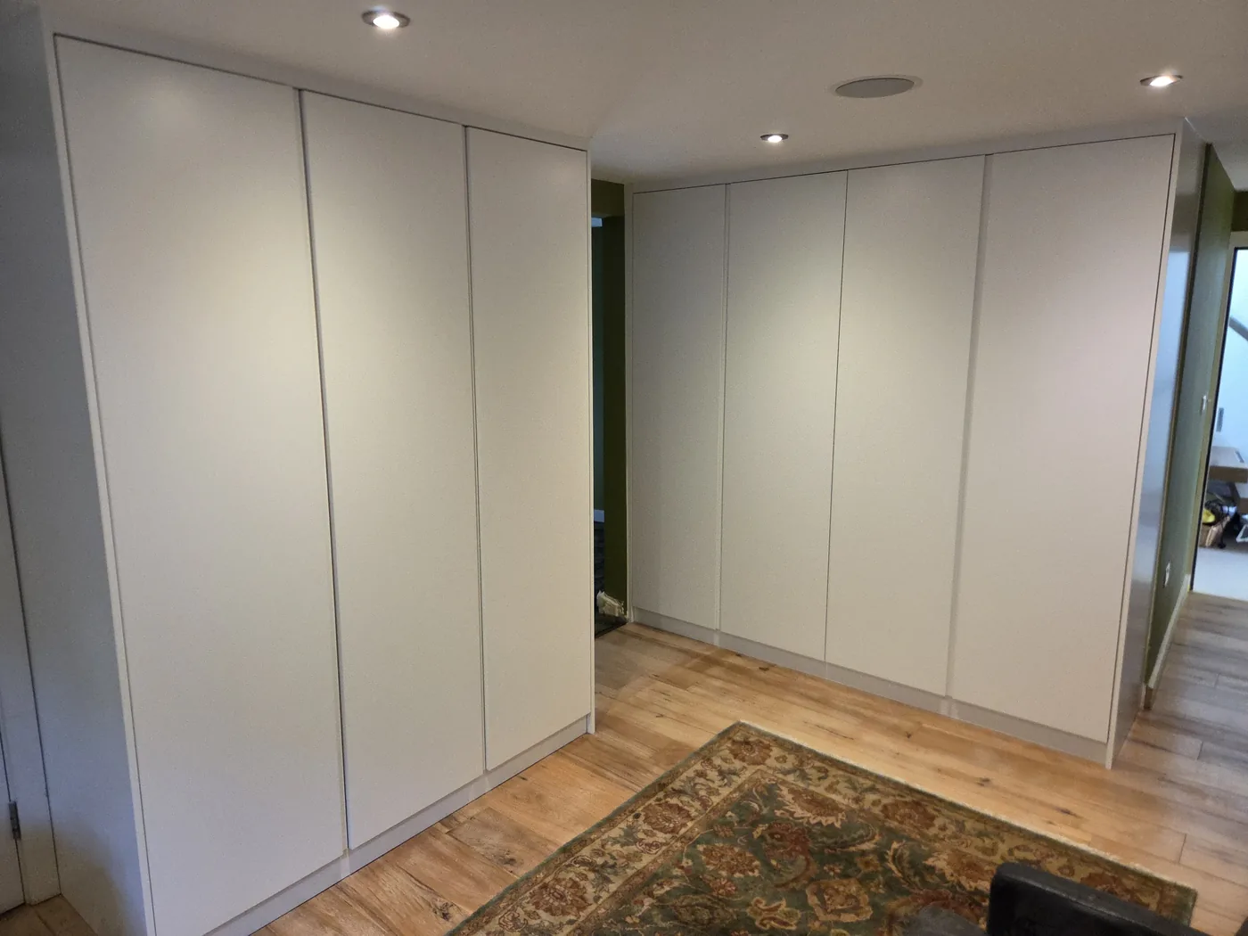 Fitted wardrobes, completed installation by Structure and Style Ltd